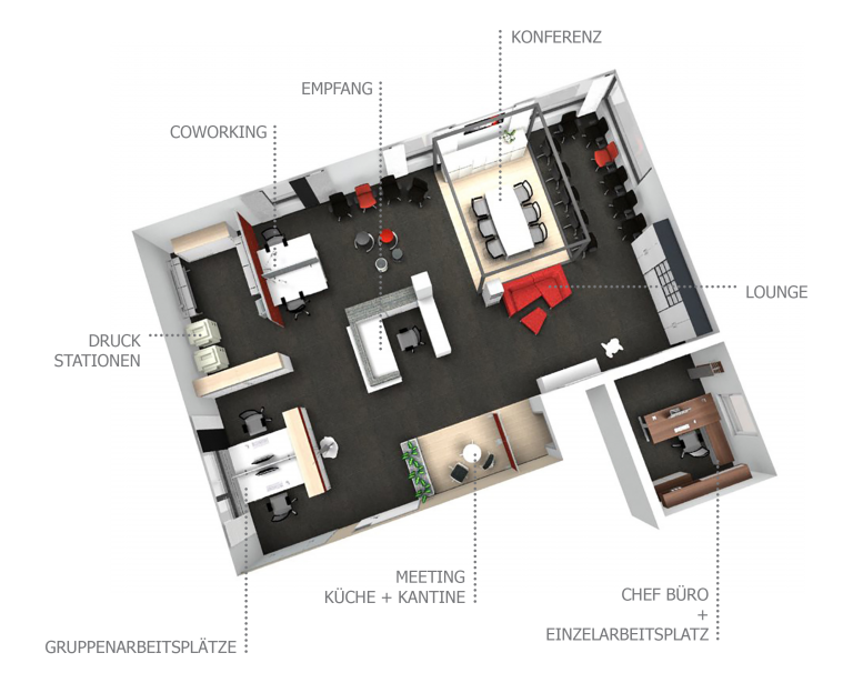 Büromöbel - Bürohaus Feuerstein - Erfolg lässt sich einrichten